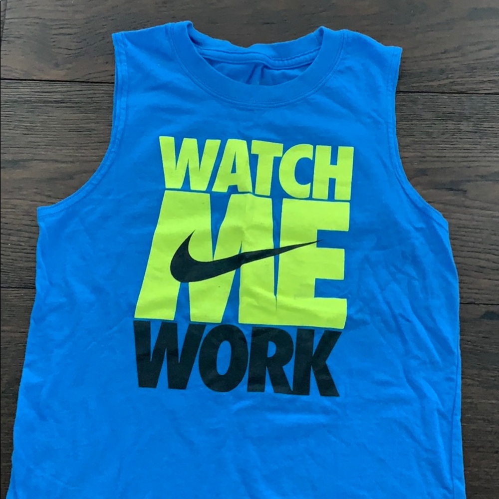 Neon Nike Sleeveless Tee